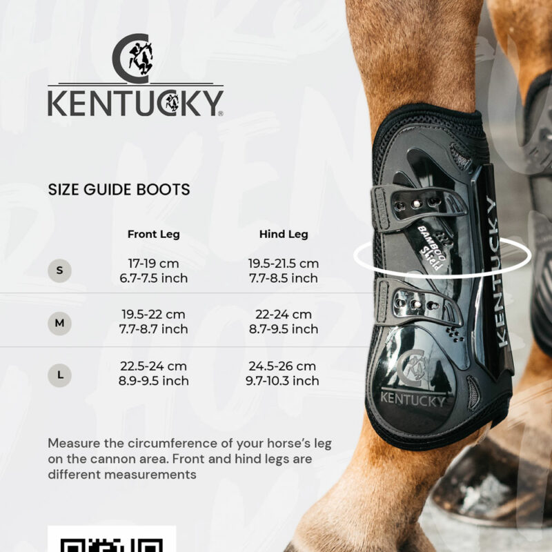 Size Chart New Tendon Boots