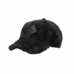 Teddy Fleece Baseball Cap Black