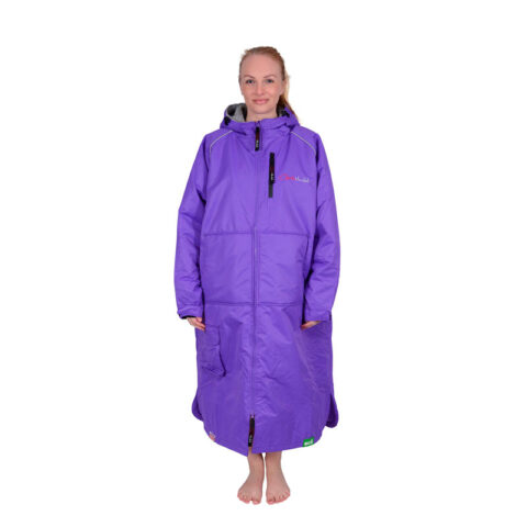 Changing Robe Waterproof Coat - Purple