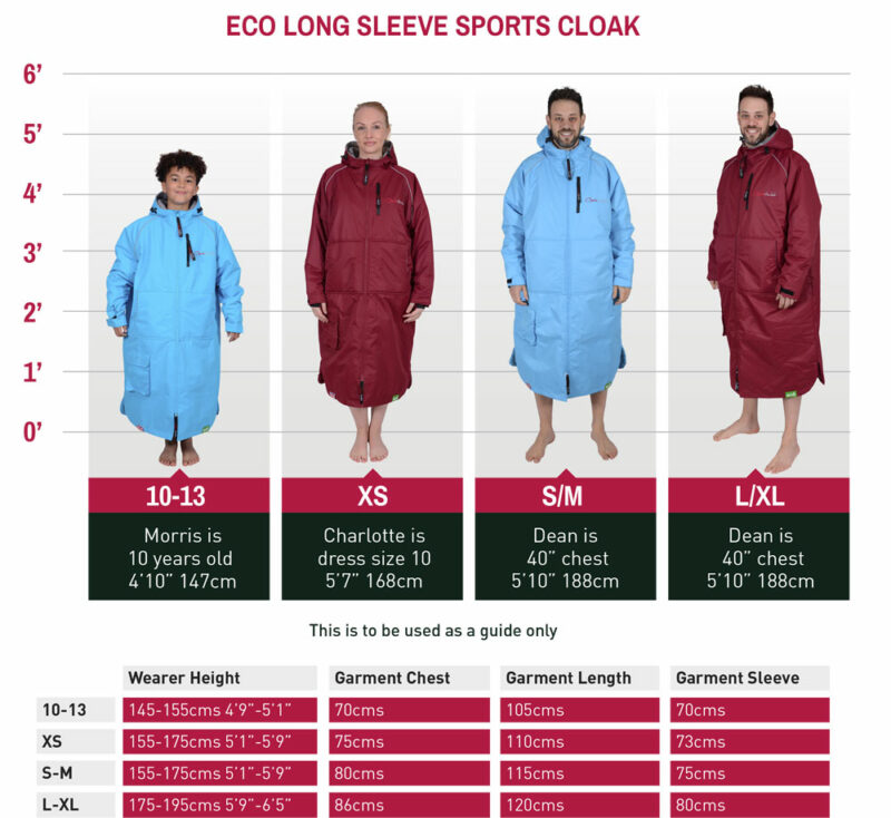 Charlie Mcleod Size Chart Charlie Mcleod Outdoor Changing Robe - Navy/Pink