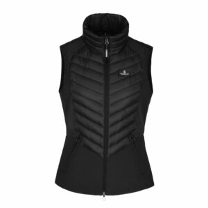 Kingsland Classic Ladies Hybrid Body Warmer - Black Front - 326