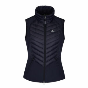 Kingsland Classic Ladies Hybrid Body Warmer - Navy Front - 326