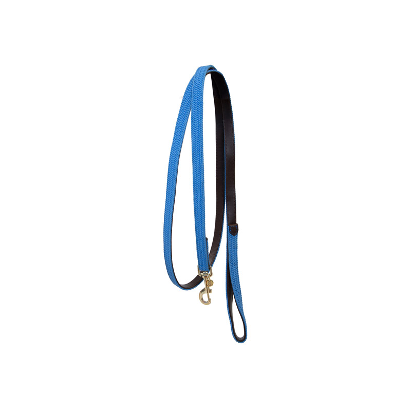 Kentucky Horsewear Plaited Horse Leads Light Blue Kentucky Horsewear Plaited Horse Leads