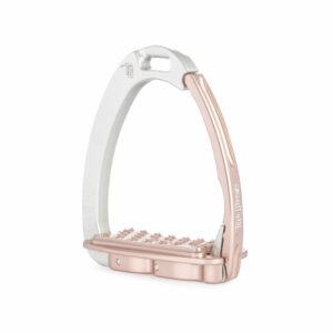 Tech Venice Sloped Evo Safety Stirrups Silver-Rose Gold