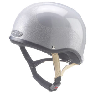 Gatehouse HS1 Jockey Skull Riding Helmet - Silver