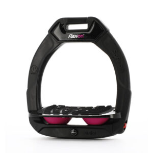 Safe On Junior Stirrups Black Black Pink