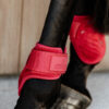 Young Horse Fetlock Boots Velvet Red 1