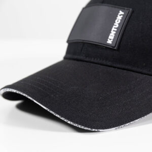 Kentucky Horsewear Baseball Cap Rubber Logo Black