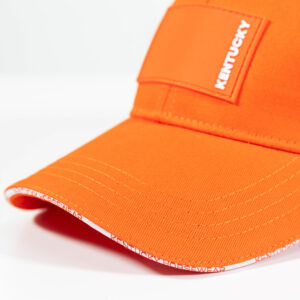 Kentucky Horsewear Baseball Cap Rubber Logo Orange