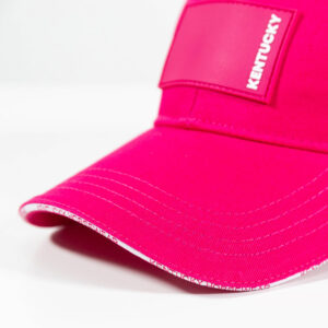 Kentucky Horsewear Baseball Cap Rubber Logo Pink