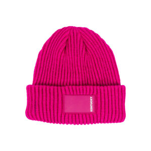 Kentucky Horsewear Beanie Rubber Logo Pink