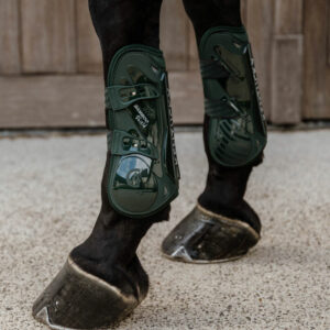 Kentucky Horsewear Tendon Boots Bamboo Elastic - Dark Green 2