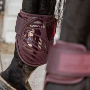 Kentucky Horsewear Young Horse Fetlock Boots Air - Bordeaux