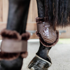 Kentucky Sheepskin Young Horse Fetlock Boots Brown-Brown 3