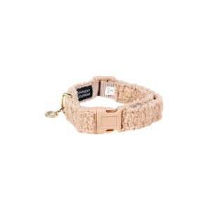 Kentucky Dog Collar Teddy Fleece - Beige