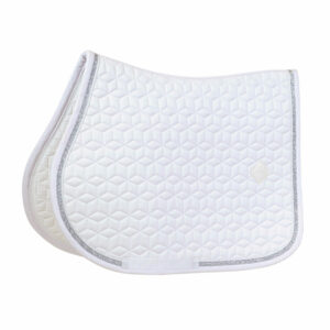 Saddle Pad Glitter Rope Showjumping White White