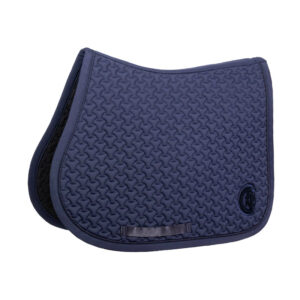 Kentucky Saddle Pad Plaited 3D Logo - Navy