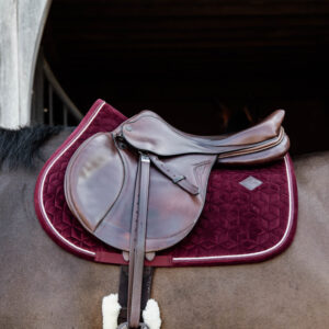 Velvet Saddle Pad - Bordeaux