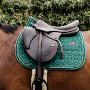 Velvet Saddle Pad - Dark Green 2