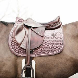 Velvet Saddle Pad - Light Purple 1