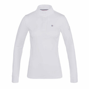 Kingsland Classic Women's Long-Sleeved Show Shirt - White Front