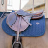 Saddle Pad Metal Chain Jumping - Navy