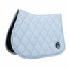 Show Jumping Saddle Pad Wave 3D Logo Light Blue