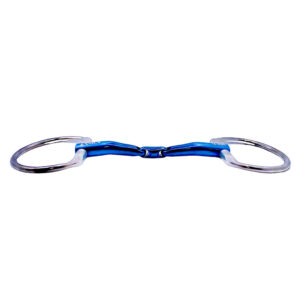 Aster Gentle Titanium Double Jointed Snaffle Fixed Ring
