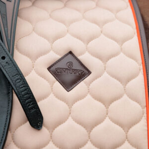 Kentucky Saddle Pad Onion Quilt Neon Leather