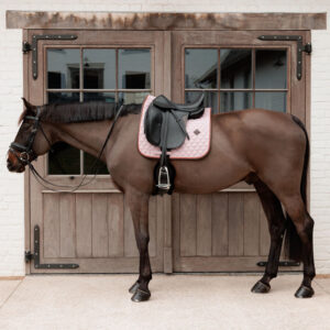 Kentucky Saddle Pad Onion Quilt Neon Leather