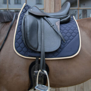 Softshell Onion Quilt Dressage Saddle Pad Navy