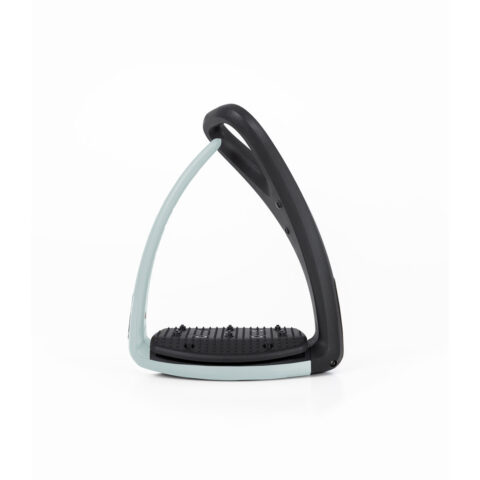 Freejump Soft Up Stirrups Ice Grey Front View F04404