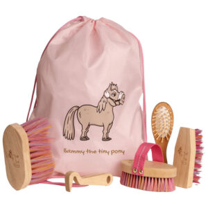 Sammy Kids Brush Bag Grooming Set Old Rose