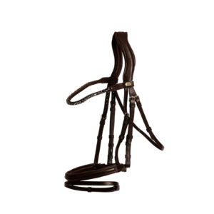 Dy'on Soft Leather Medium Flash Noseband Bridle