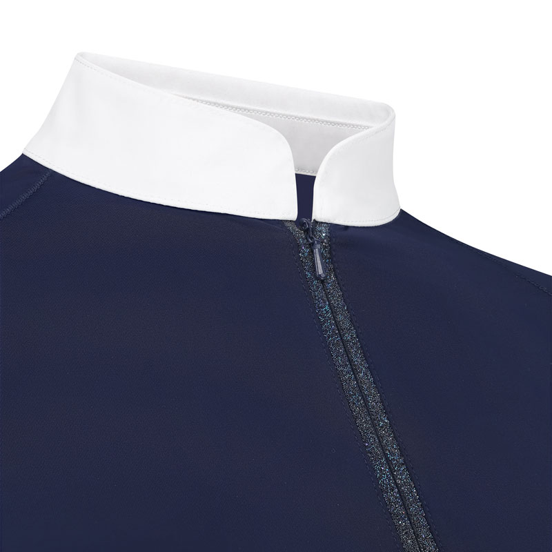 Kentucky Womens Show Shirt with Glitter Zipper Short Sleeve 4 Kentucky Womens Show Shirt with Glitter Zipper Short Sleeve