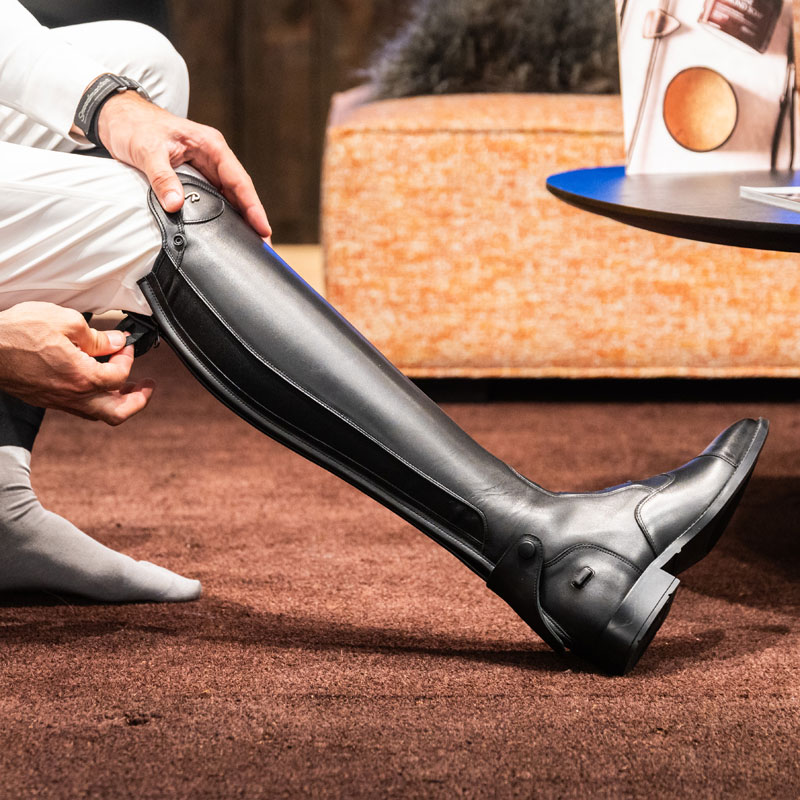 Dy'on Tall Riding Boots with Laces 3 Dy'on Tall Riding Boots with Laces - Image 3