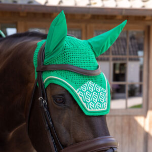 Kentucky Horsewear Fly Veil Wellington Velvet Printing