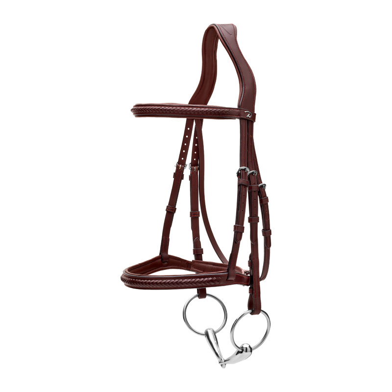 New English Plaited Noseband Bridle Without Flash 1 New English Plaited Noseband Bridle Without Flash