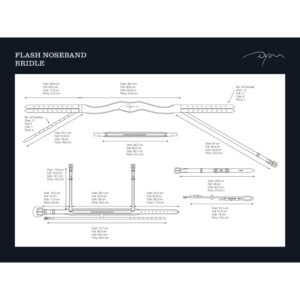 Dy'on Flash Noseband Bridle DY-10002-