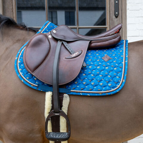 Saddle Pad Velvet Horse Printing Show Jumping 42812