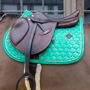 Saddle Pad Velvet Horse Printing Show Jumping 42812