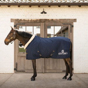 Kentucky Horsewear Show Rug with Logo Navy 52101-03-KH