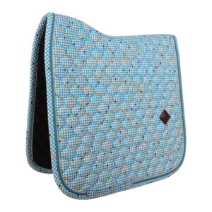 Saddle Pad Velvet Pied-de-Poule Dressage