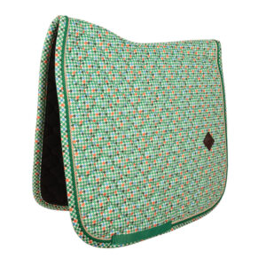 Saddle Pad Velvet Pied-de-Poule Dressage