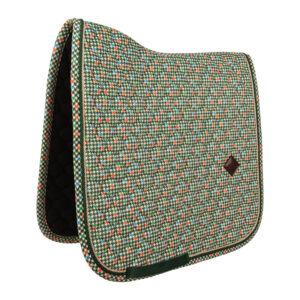 Saddle Pad Velvet Pied-de-Poule Dressage