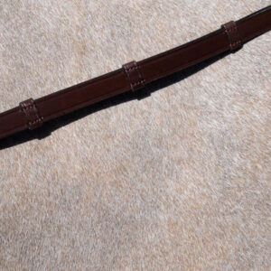 Dy'on Working 5:8 Full Leather Double Bridle Reins With 7 Leather Loops WO05P