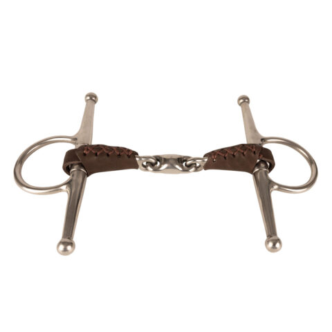Leather Full Cheek Double Jointed