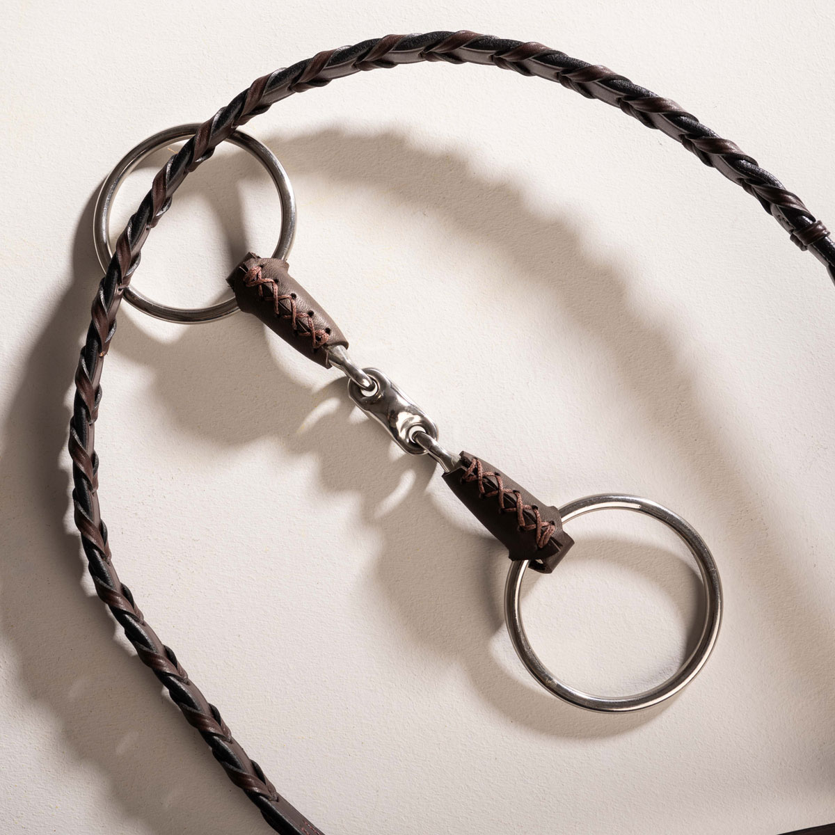 Velari Double Jointed Leather Loose Ring 18mm 1 Velari Double Jointed Leather Loose Ring